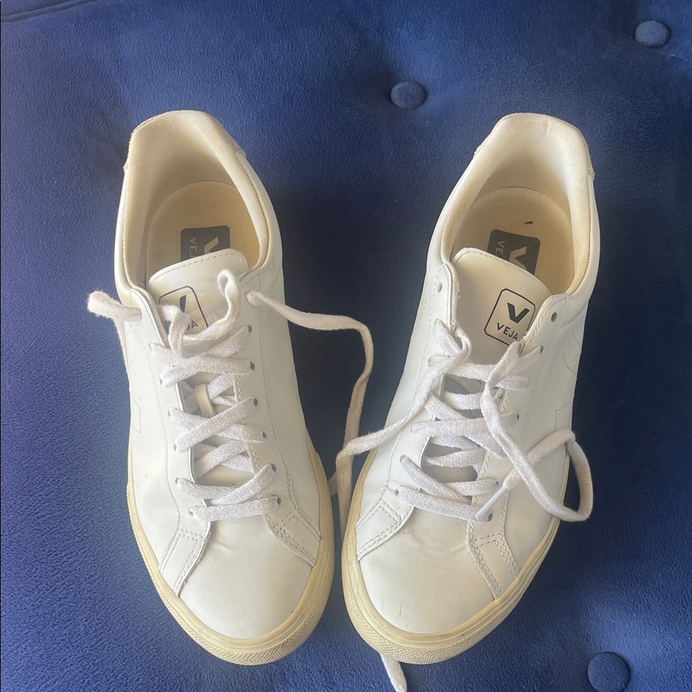 Veja White Athletic Shoes